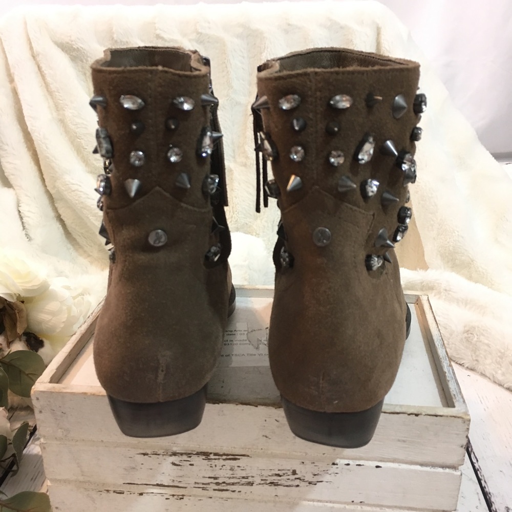 Sam edelman avril studded bling ankle boots nwob - Picture 7 of 8